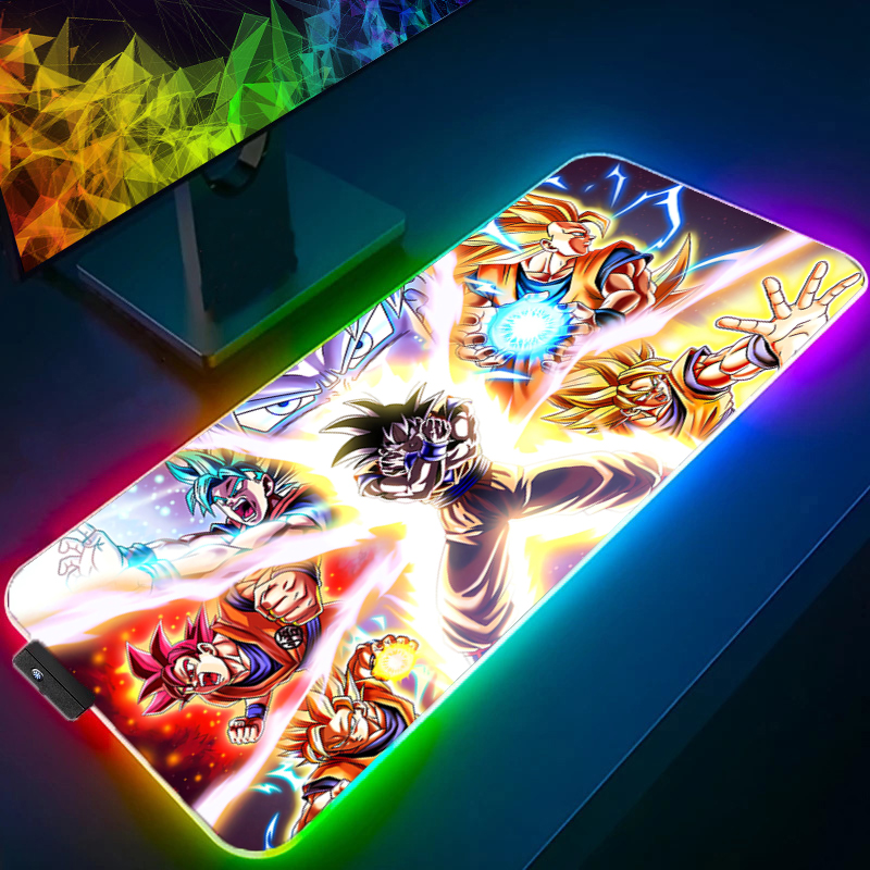 Esports Gaming Pad - LED Mouse pad Dragon Ball Computer