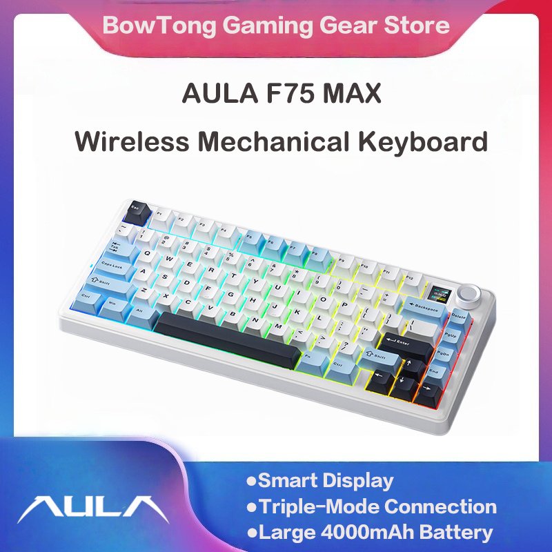 Esports Gaming Uk - AULA F75 MAX 75% Tri-Mode Mechanical