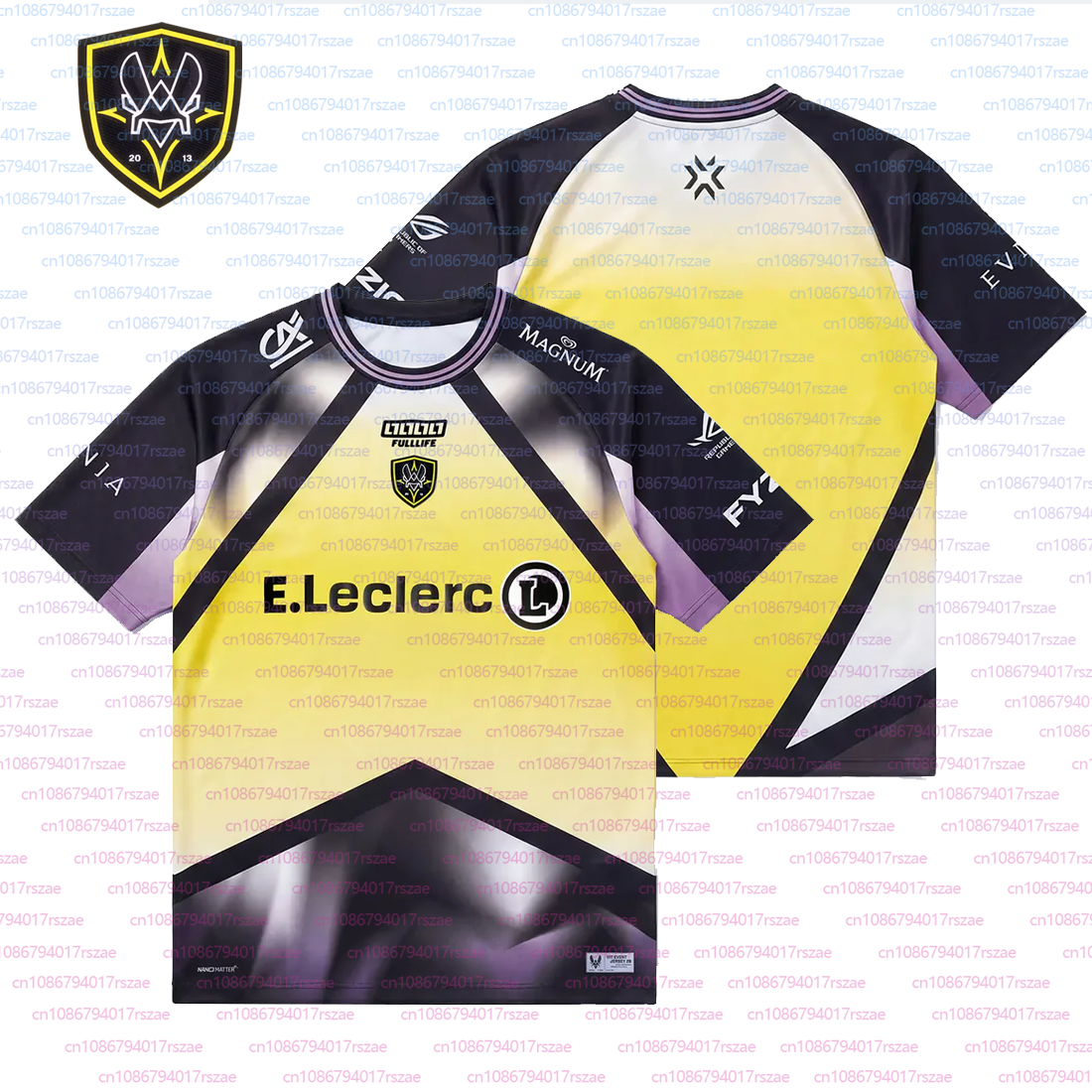Esports Gaming Jersey - Gradient Design 2026 Team Vitality Men