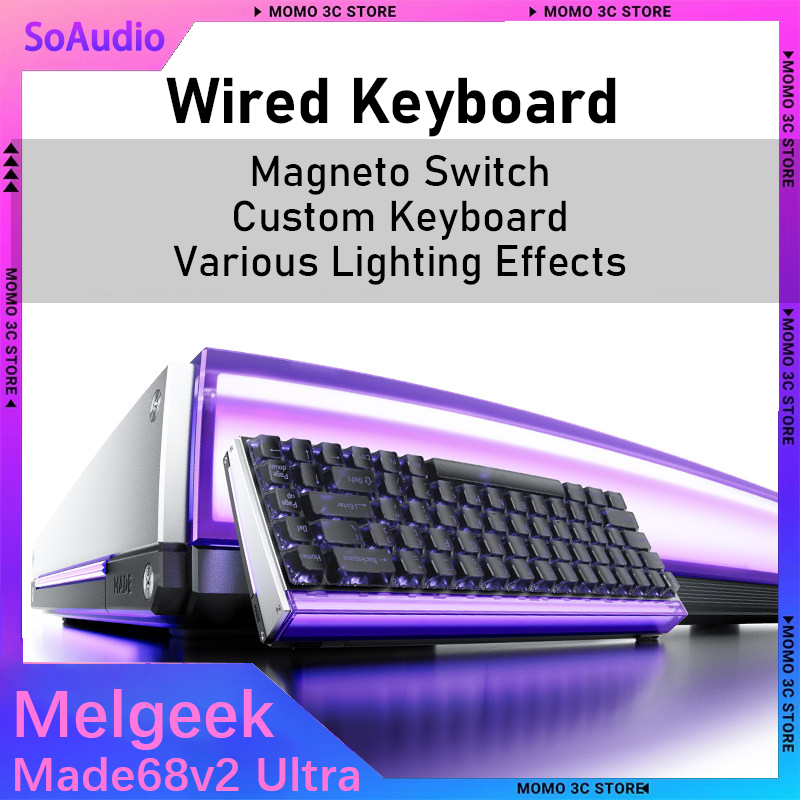 Esports Gaming Uk - Melgeek Made68v2 Ultra Transparent Borderless Magnetic