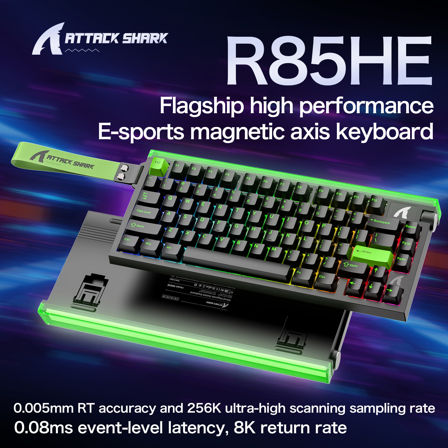 ATTACK SHARK R85HE R85 Custom  - Esports Gaming Uk recension och pris