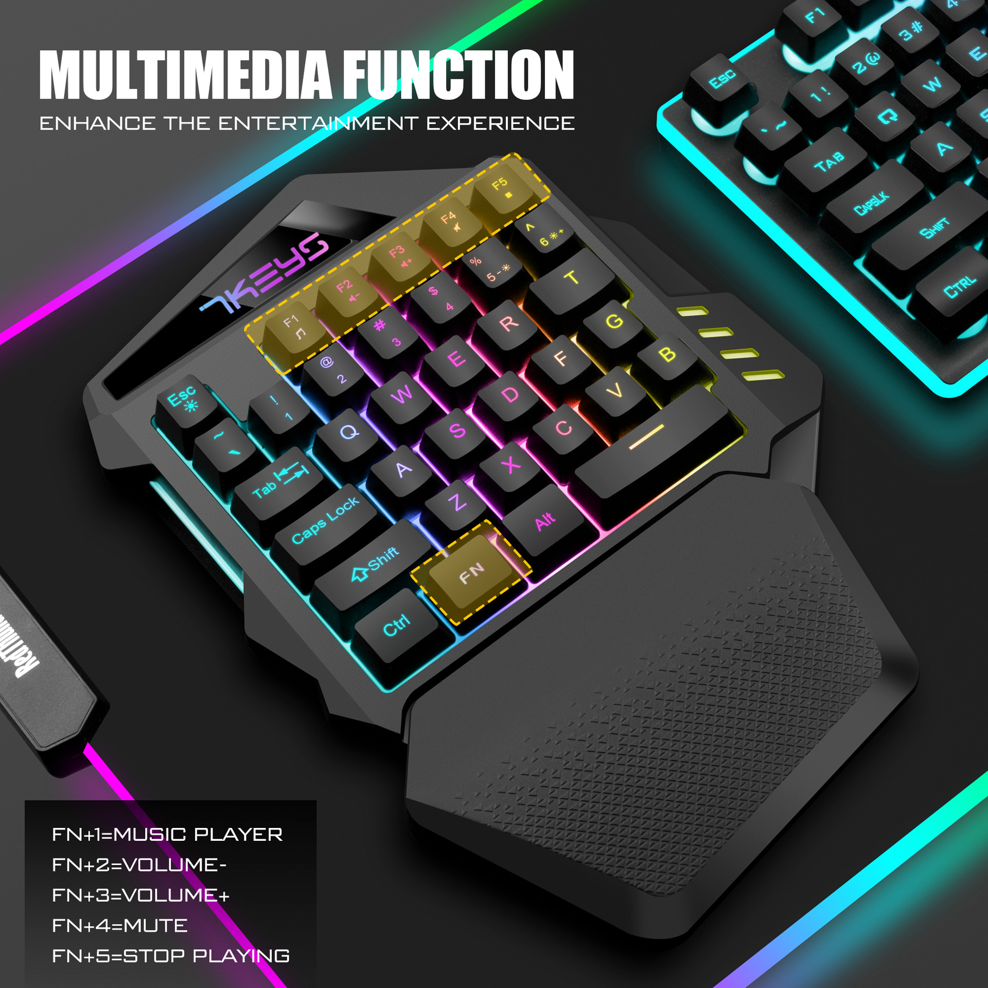 Single handed gaming keyboard  - Esports Gaming Uk recension och pris