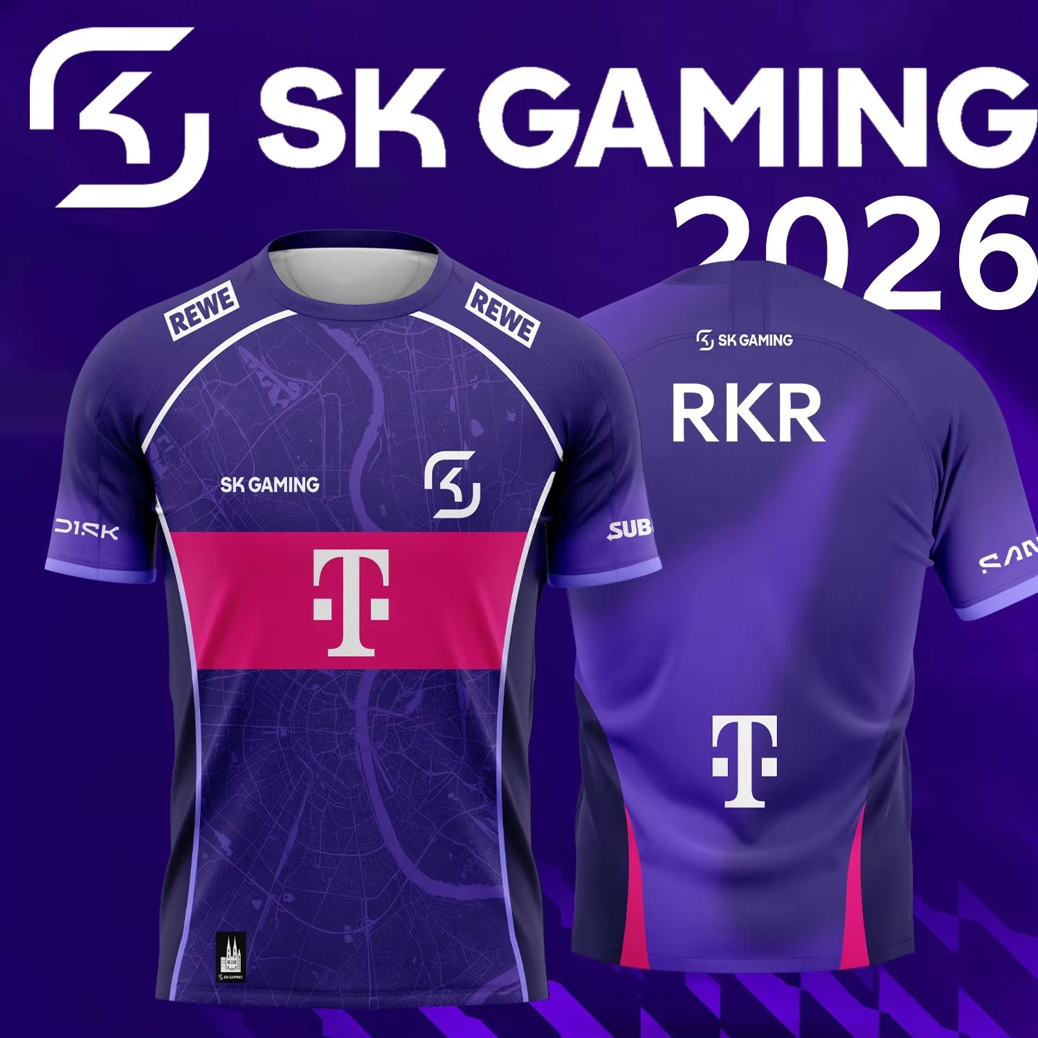 2026 New SK GAMING Esports Tea - Esports Gaming Jersey recension och pris