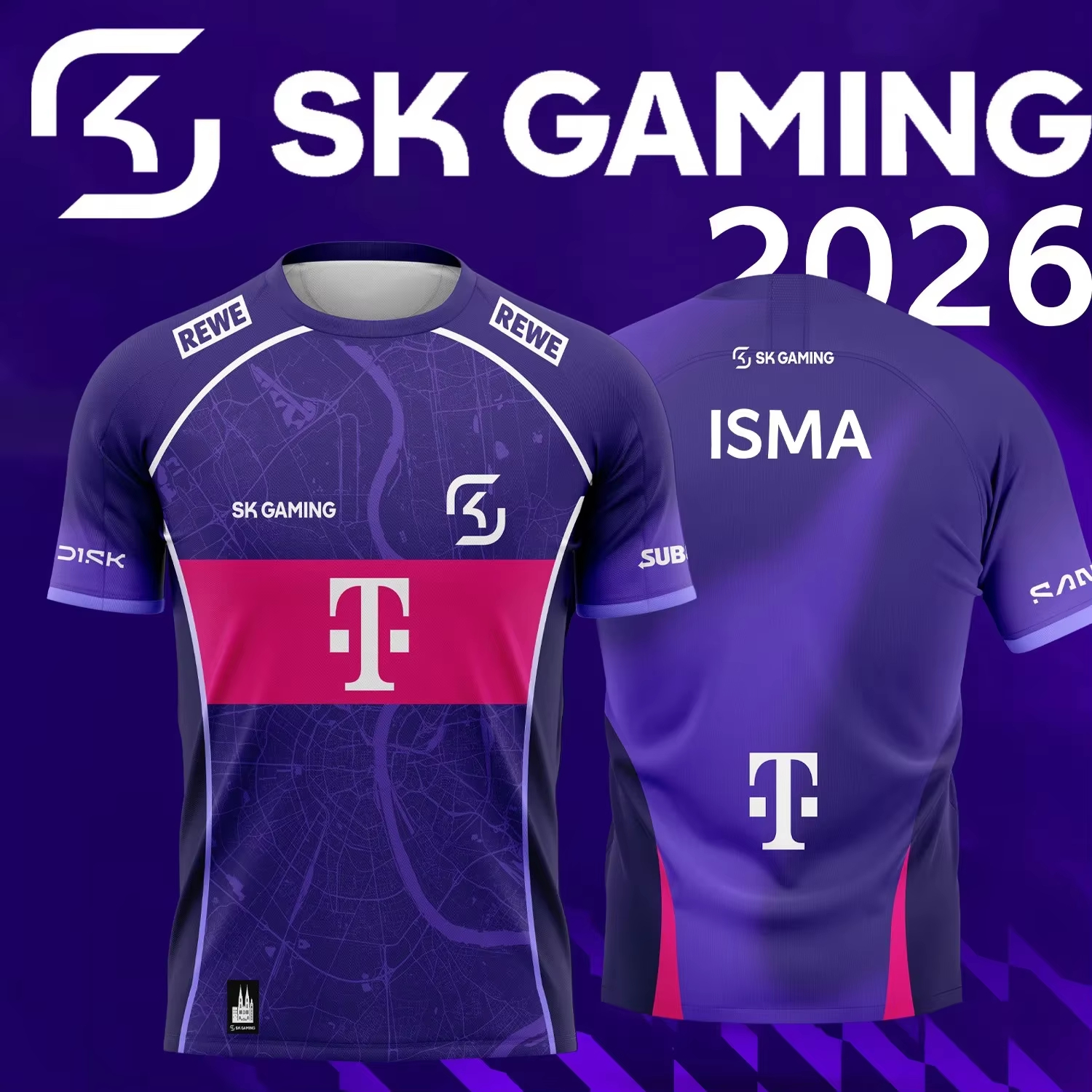 2026 New SK GAMING Esports Tea - Esports Gaming Jersey recension och pris