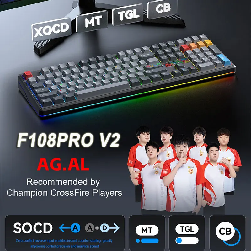 AULA F108 Pro V2 Mechanical Ke - Esports Gaming Uk recension och pris